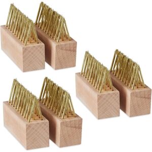 Relaxdays Garden Brush Set - Weeds & Moss - Natural Relaxdays Garden Brush Set - Weeds & Moss - Natural