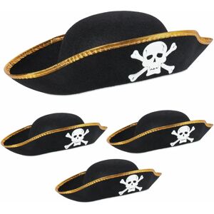 Relaxdays Pirate Hat Set - Lightweight Universal Fit Costume Accessory Relaxdays Pirate Hat Set - Lightweight Universal Fit Costume Accessory