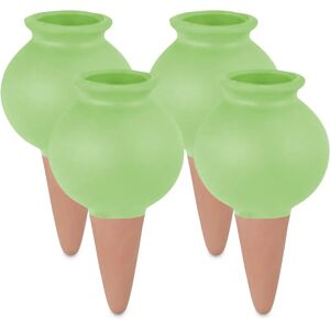 Relaxdays Plant Watering Cones - Indoor/Outdoor Automatic Irrigation - Green/Terracotta Relaxdays Plant Watering Cones - Indoor/Outdoor Automatic Irrigation - Green/Terracotta