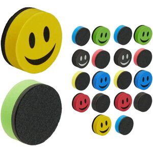 Relaxdays Magnetic Whiteboard Erasers - Pack of 20 Relaxdays Magnetic Whiteboard Erasers - Pack of 20