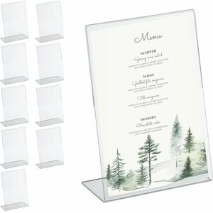 Relaxdays 10046083 Acrylic Placeholders Set - DIN A5 Supports Relaxdays 10046083 Acrylic Placeholders Set - DIN A5 Supports