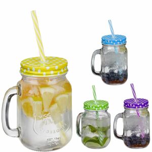 Relaxdays Water Glass Set - 500ml, Multicolor Relaxdays Water Glass Set - 500ml, Multicolor
