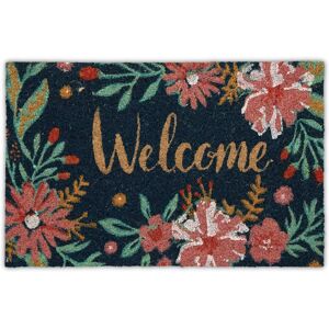Relaxdays Coconut Fiber Welcome Mat - 60x40cm Door Mat Relaxdays Coconut Fiber Welcome Mat - 60x40cm Door Mat