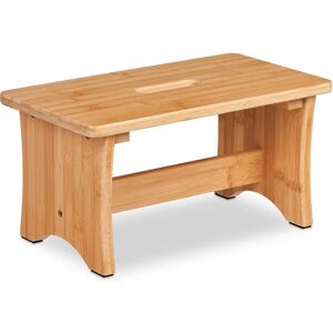 Relaxdays Bamboo Footstool - Versatile, Safe, Lightweight - 20.5x40x22cm - Brown - Stool/Footstool Relaxdays Bamboo Footstool - Versatile, Safe, Lightweight - 20.5x40x22cm - Brown - Stool/Footstool