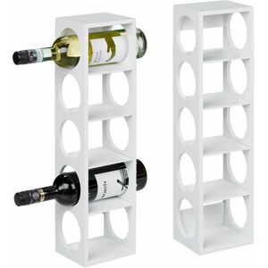 Relaxdays 10046370 Bamboo Wine Rack - Holds 5 Bottles Relaxdays 10046370 Bamboo Wine Rack - Holds 5 Bottles