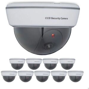 RELAXDAYS 10x Fake Security Cameras - Deterrent Indoor/Outdoor RELAXDAYS 10x Fake Security Cameras - Deterrent Indoor/Outdoor