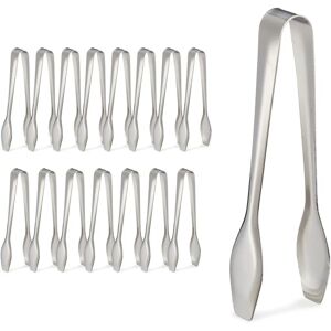 RELAXDAYS Stainless Steel Sugar Tongs Set of 16 - Kitchen Accessories RELAXDAYS Stainless Steel Sugar Tongs Set of 16 - Kitchen Accessories