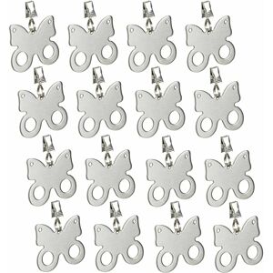 Relaxdays 10046677 Stainless Steel Butterfly Tablecloth Weights - Outdoor Indoor Relaxdays 10046677 Stainless Steel Butterfly Tablecloth Weights - Outdoor Indoor