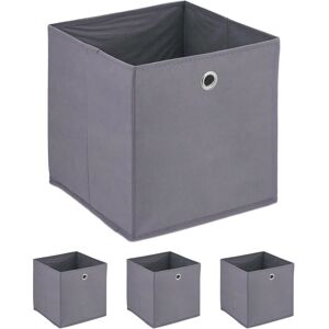 Relaxdays Storage Box Set - Foldable Fabric Organizers Relaxdays Storage Box Set - Foldable Fabric Organizers