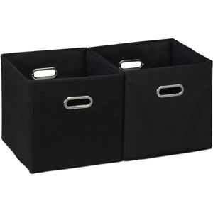 Relaxdays Storage Box - Foldable Cotton, 32x33x33cm Relaxdays Storage Box - Foldable Cotton, 32x33x33cm