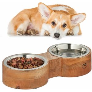 Relaxdays Dog/Cat Bowl - Elevated 1L Support Stand Relaxdays Dog/Cat Bowl - Elevated 1L Support Stand