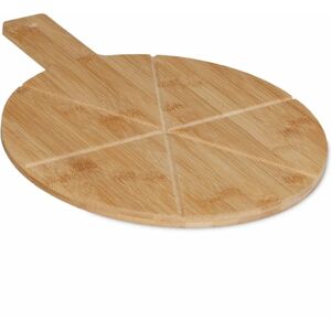 Relaxdays Bamboo Pizza Serving Dish - Pizza, Cheese, Fruit - 40x30cm Relaxdays Bamboo Pizza Serving Dish - Pizza, Cheese, Fruit - 40x30cm