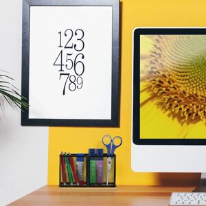 Relaxdays Bamboo Metal Mesh Pen Holder - Pen & Pencil Organizer Relaxdays Bamboo Metal Mesh Pen Holder - Pen & Pencil Organizer