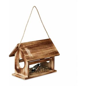 Relaxdays Vogelvoeder - Kleine houten hangende vogelhuis 24cm Relaxdays Vogelvoeder - Kleine houten hangende vogelhuis 24cm