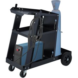 Relaxdays Welding Cart with 3 Shelves - Professional Tool Storage Relaxdays Welding Cart with 3 Shelves - Professional Tool Storage