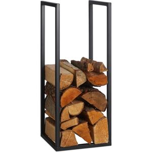 Relaxdays Metal Firewood Rack - 75x30x30 cm Indoor Storage Relaxdays Metal Firewood Rack - 75x30x30 cm Indoor Storage