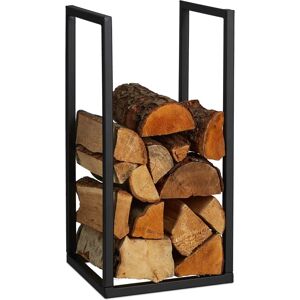 Relaxdays Metal Firewood Rack - Firewood Storage for Interior - 60x30x30 cm Relaxdays Metal Firewood Rack - Firewood Storage for Interior - 60x30x30 cm