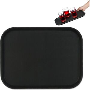 Relaxdays 10 Tray Set Non-slip Bar Serving Platters - Restaurant & Home Relaxdays 10 Tray Set Non-slip Bar Serving Platters - Restaurant & Home
