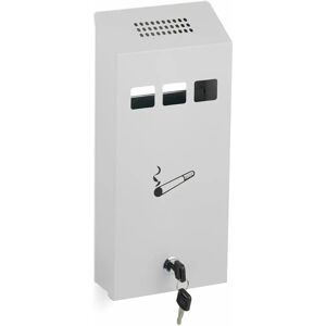 Relaxdays cendrier mural pour extérieur - 32,5x15x6cm - Publicité Relaxdays cendrier mural pour extérieur - 32,5x15x6cm - Publicité
