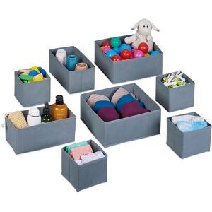Relaxdays 10048066 Grey Storage Box - Organizer Set for Drawers Relaxdays 10048066 Grey Storage Box - Organizer Set for Drawers