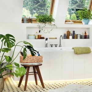 Relaxdays Water Hyacinth Storage Box - 3 Compartments Relaxdays Water Hyacinth Storage Box - 3 Compartments