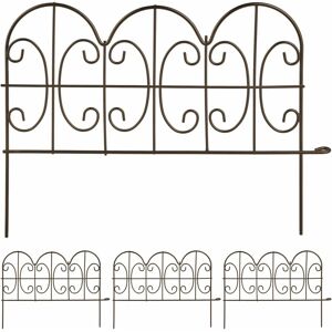 Relaxdays 10048255 garden fencing - Low-height steel border Relaxdays 10048255 garden fencing - Low-height steel border