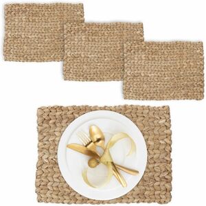 Relaxdays 10048386 Placemat Set - Water Hyacinth Relaxdays 10048386 Placemat Set - Water Hyacinth