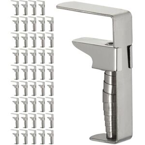 Relaxdays 45 Tablecloth Clips - Stainless Steel, Indoor/Outdoor Relaxdays 45 Tablecloth Clips - Stainless Steel, Indoor/Outdoor