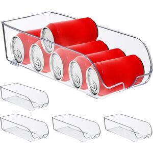 Relaxdays 5 Kitchen Organizer Set - Transparent Storage Bins Relaxdays 5 Kitchen Organizer Set - Transparent Storage Bins