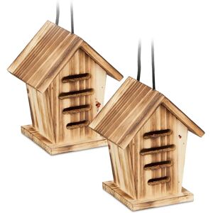 Relaxdays Ladybug Homes Set - Insect Hotel for Garden Relaxdays Ladybug Homes Set - Insect Hotel for Garden