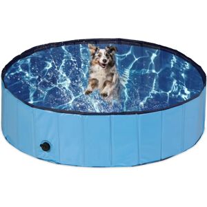 Relaxdays Foldable Dog & Kids Pool - 120x30 cm - Blue Relaxdays Foldable Dog & Kids Pool - 120x30 cm - Blue