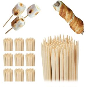 Relaxdays Bamboo Skewers Set - 1000 pcs, 90cm - Skewers for BBQ & Campfire Relaxdays Bamboo Skewers Set - 1000 pcs, 90cm - Skewers for BBQ & Campfire