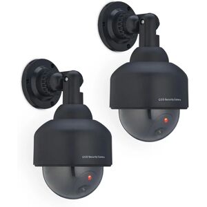 Relaxdays 2 Security Fake Cameras - Indoor/Outdoor - Black Relaxdays 2 Security Fake Cameras - Indoor/Outdoor - Black