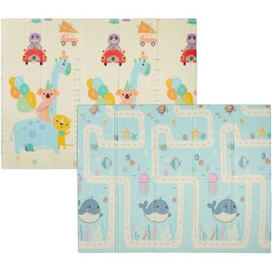 Relaxdays Baby Play Mat - Non-toxic, Foldable, 200x150cm Relaxdays Baby Play Mat - Non-toxic, Foldable, 200x150cm