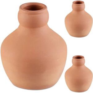 Relaxdays - Bewässerungskugeln + Tonkegel - 3x Ollas - Plant Watering System Relaxdays - Bewässerungskugeln + Tonkegel - 3x Ollas - Plant Watering System