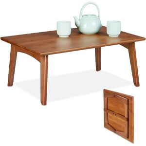 Relaxdays Walnut Effect Bamboo Coffee Table - Coffee Table Relaxdays Walnut Effect Bamboo Coffee Table - Coffee Table
