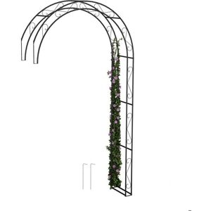 Relaxdays - Arc de Jardin en Métal, 245x130x36 cm - Arch jardin - Publicité Relaxdays - Arc de Jardin en Métal, 245x130x36 cm - Arch jardin - Publicité