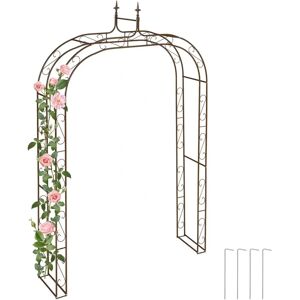 Relaxdays Garden Arch Metal 240x155x39 cm - Support for Climbing Plants Relaxdays Garden Arch Metal 240x155x39 cm - Support for Climbing Plants
