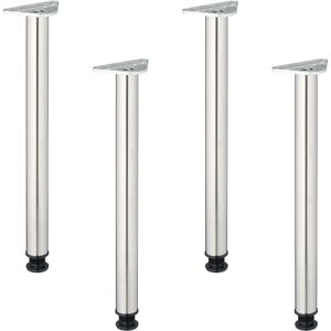 Relaxdays - Patas de mesa ajustables en acero inoxidable - 71cm Relaxdays - Patas de mesa ajustables en acero inoxidable - 71cm