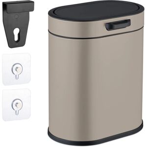 RELAXDAYS Bathroom Waste Bin - Wall Hook or Door Hanger - 5L RELAXDAYS Bathroom Waste Bin - Wall Hook or Door Hanger - 5L