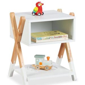 Relaxdays Nachttisch - Kinder MDF Kiefernholz 42x34x30 cm Relaxdays Nachttisch - Kinder MDF Kiefernholz 42x34x30 cm