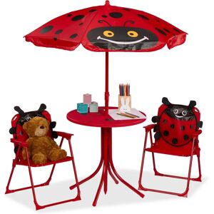 Relaxdays Children's Outdoor Furniture Set with Umbrella Relaxdays Children's Outdoor Furniture Set with Umbrella