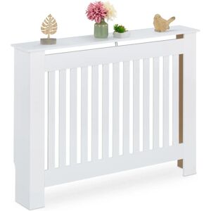 Relaxdays Rustic Radiator Cover with Shelf - 83x112x19 cm Relaxdays Rustic Radiator Cover with Shelf - 83x112x19 cm