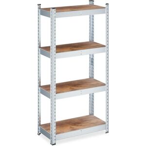 Relaxdays Steel Shelving - Heavy Duty, 120x60x30cm, 700kg - Garage Relaxdays Steel Shelving - Heavy Duty, 120x60x30cm, 700kg - Garage