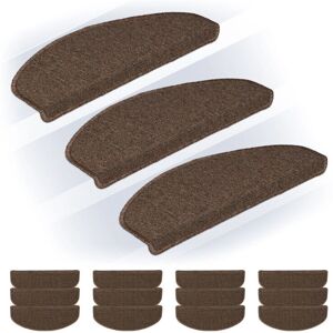 Relaxdays - Set 15 - 65x24 cm - Tapis d'escalier - Publicité Relaxdays - Set 15 - 65x24 cm - Tapis d'escalier - Publicité