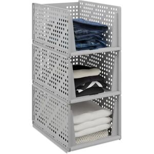 Relaxdays Closet Organizer Pack of 3 - Storage Boxes Relaxdays Closet Organizer Pack of 3 - Storage Boxes