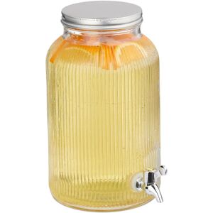 Relaxdays Dispenser - 4L/5L Vintage Glass Drink Dispenser Relaxdays Dispenser - 4L/5L Vintage Glass Drink Dispenser