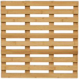 Relaxdays Bamboo Bathroom Mat - Natural, Multiple Sizes Relaxdays Bamboo Bathroom Mat - Natural, Multiple Sizes