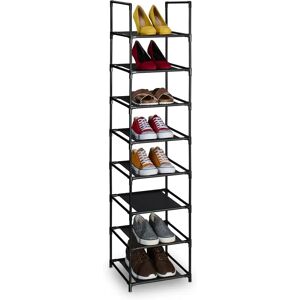 Relaxdays Black and Gray Shoe Organizer Baylee - Shoe Storage Relaxdays Black and Gray Shoe Organizer Baylee - Shoe Storage