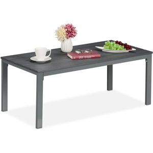 Table de Jardin Relaxdays - 39x98x48 cm - Résistante aux Intempéries - Publicité Table de Jardin Relaxdays - 39x98x48 cm - Résistante aux Intempéries - Publicité